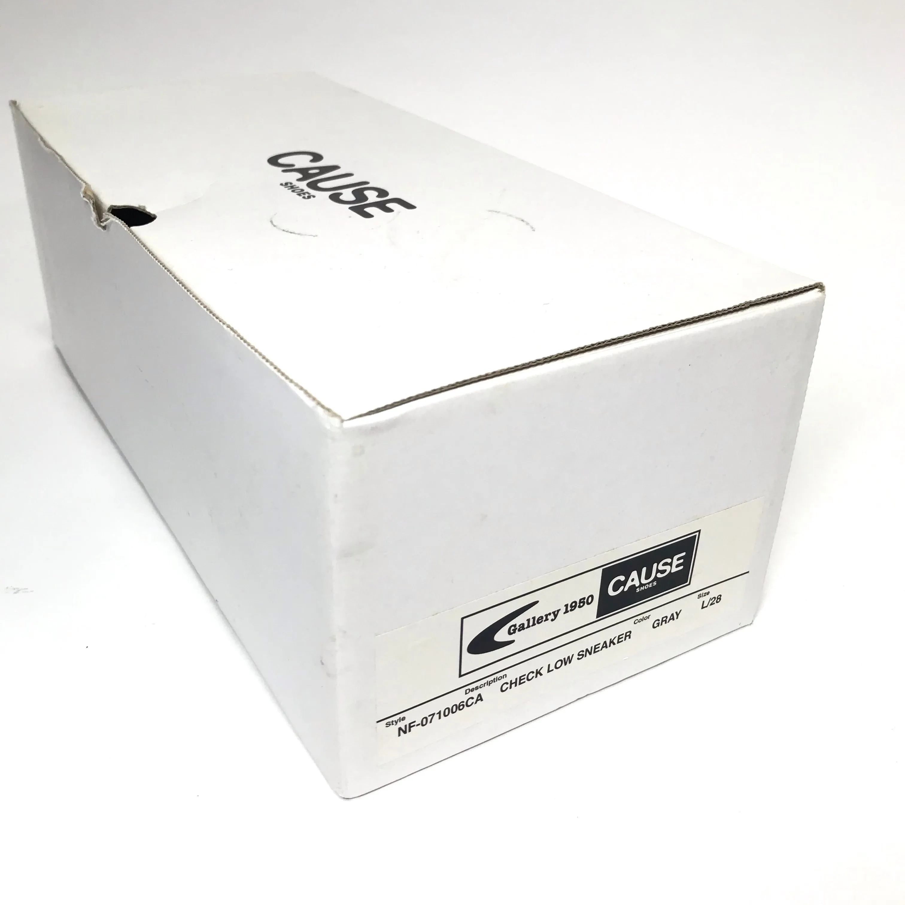 [10.5] DS!  G1950 x Cause Vintage Check Low Sneaker