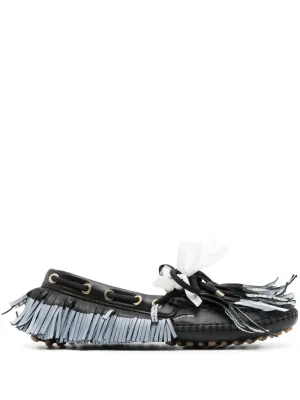 13 09 SR Puli frayed leather loafers