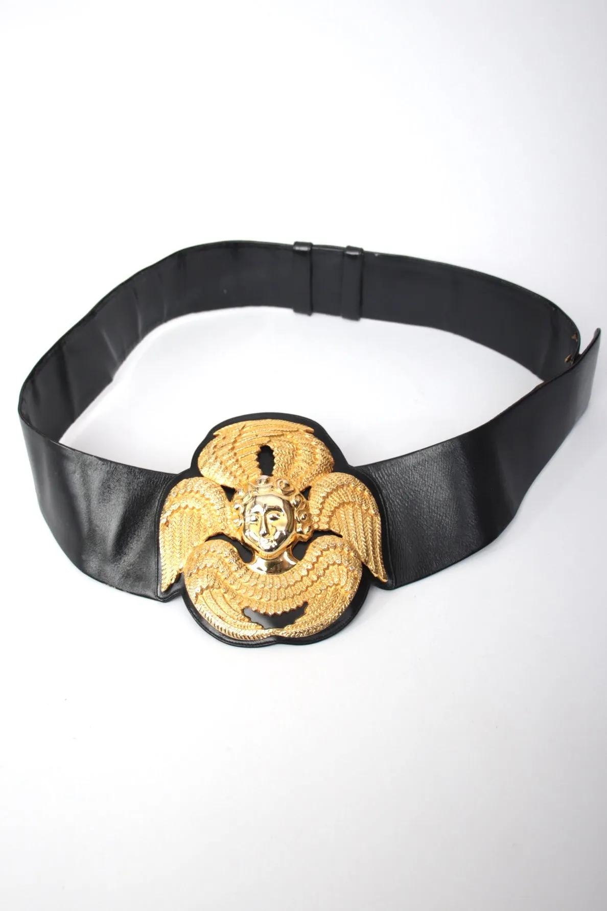 1960s Judith Leiber Angel Medallion Belt