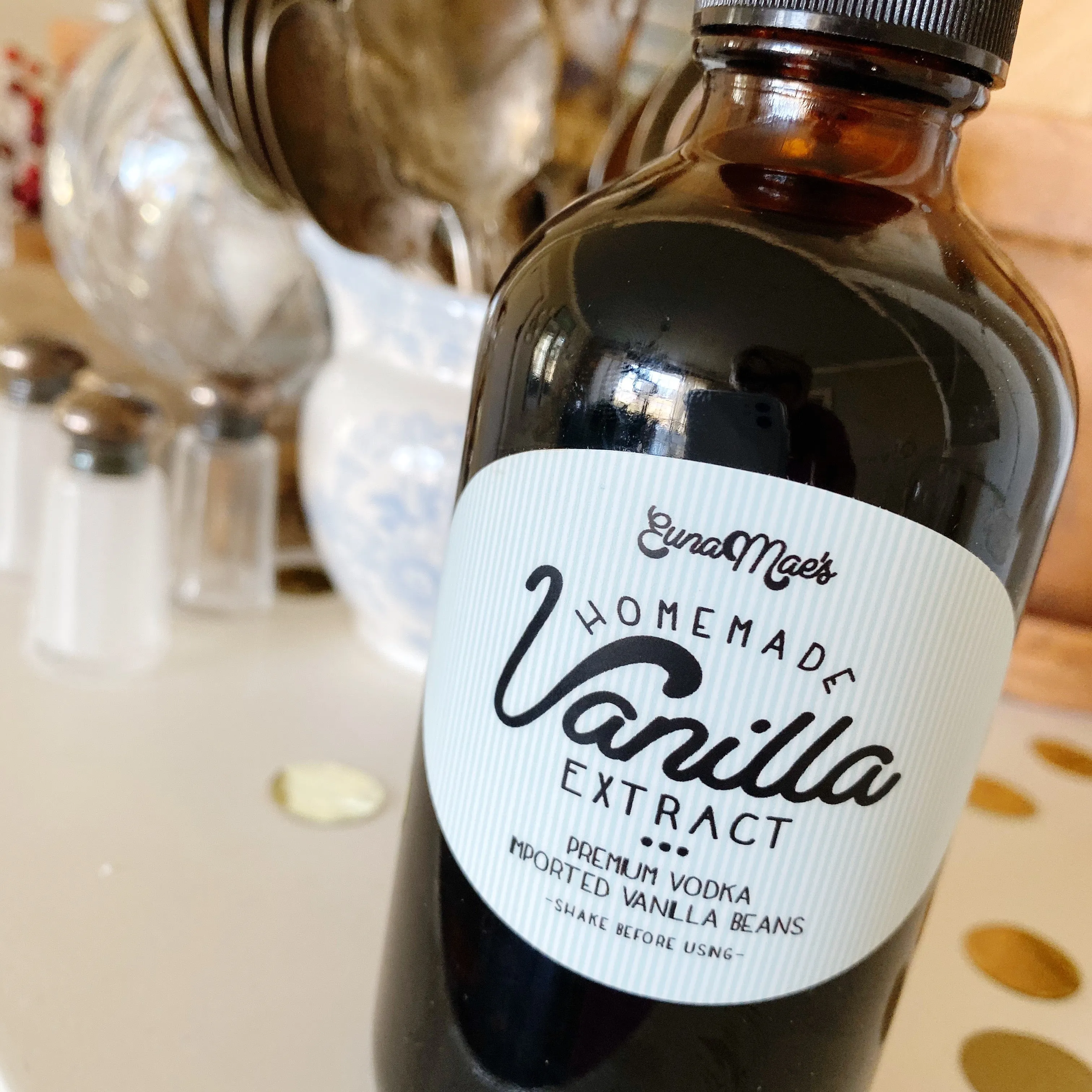 2 - 8oz Bottles Handmade Vanilla Extract | Free shipping!