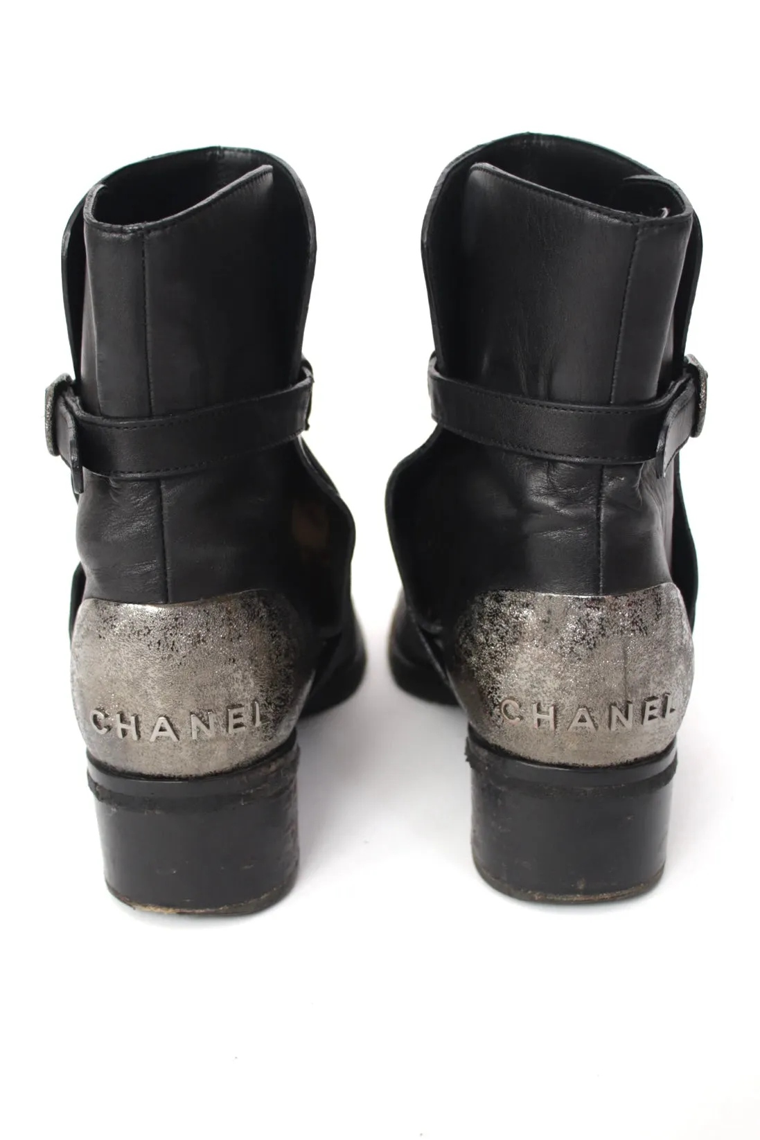 2014 Chanel Moto Strap Boots*