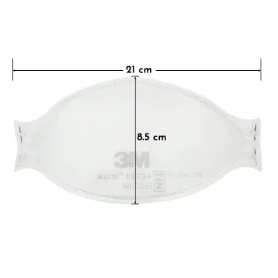 *3M™ Aura™ N95 Respirator and Surgical Mask 1870 