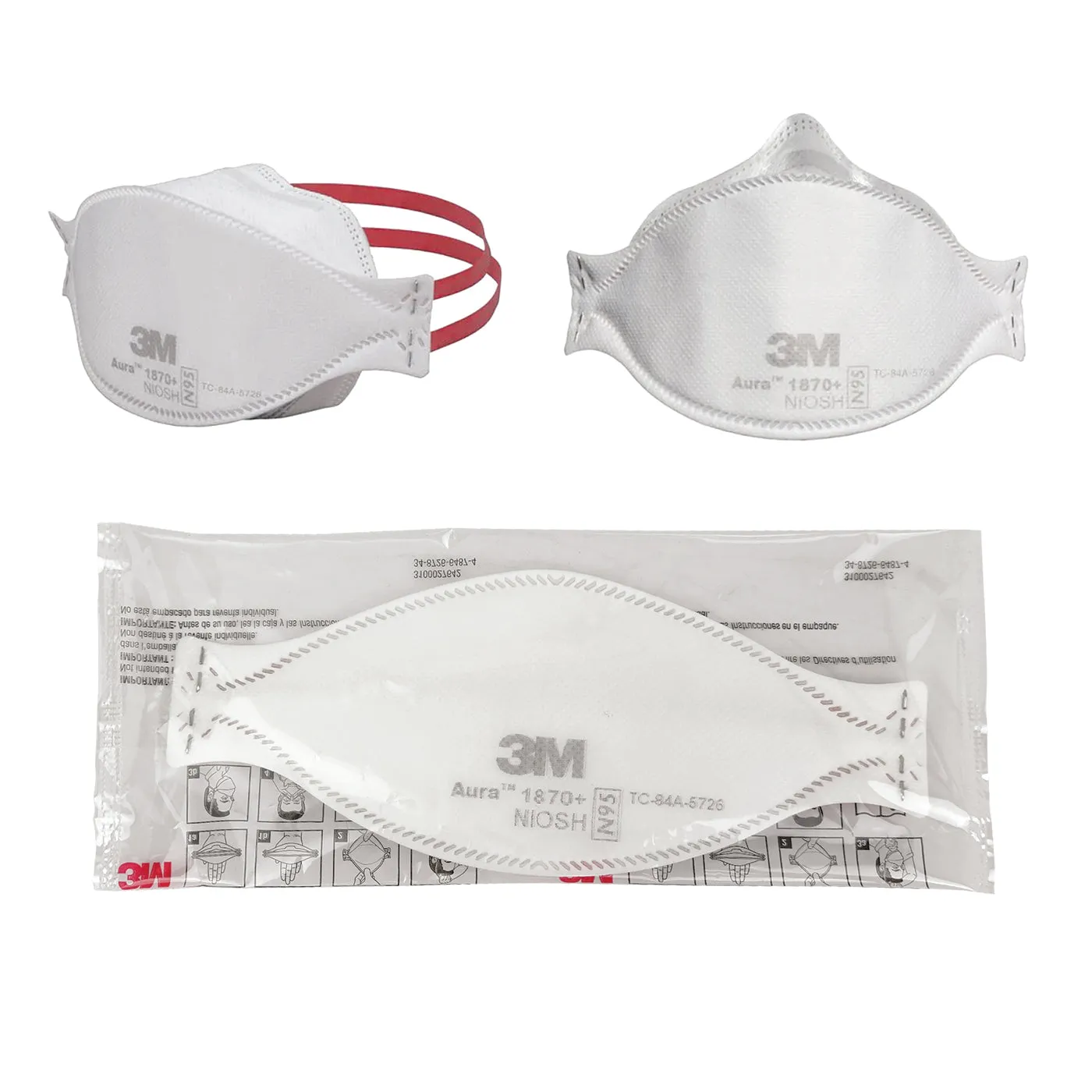 *3M™ Aura™ N95 Respirator and Surgical Mask 1870 