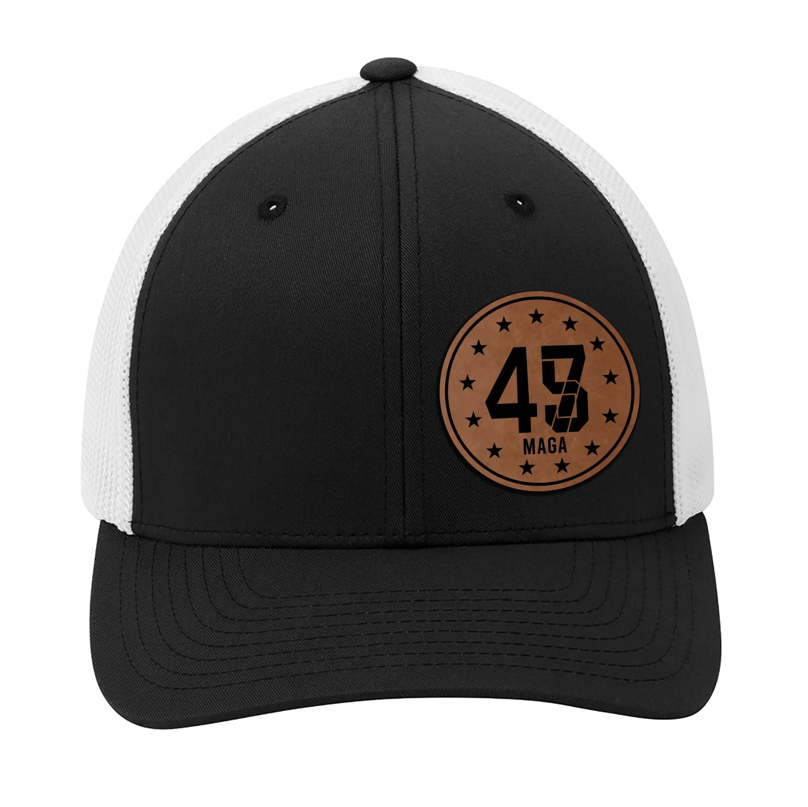 45 47 Premium Leather Patch Hat