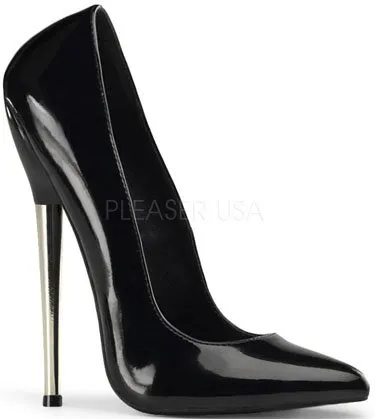 6 1/4" Solid Brass Heel Plain Pump (DAGGER-01)