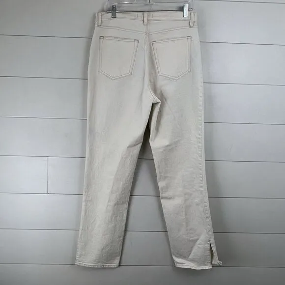 Abercrombie &amp; Fitch 90's Straight Ultra High Rise Women's‎ Jeans 31 Split Hem