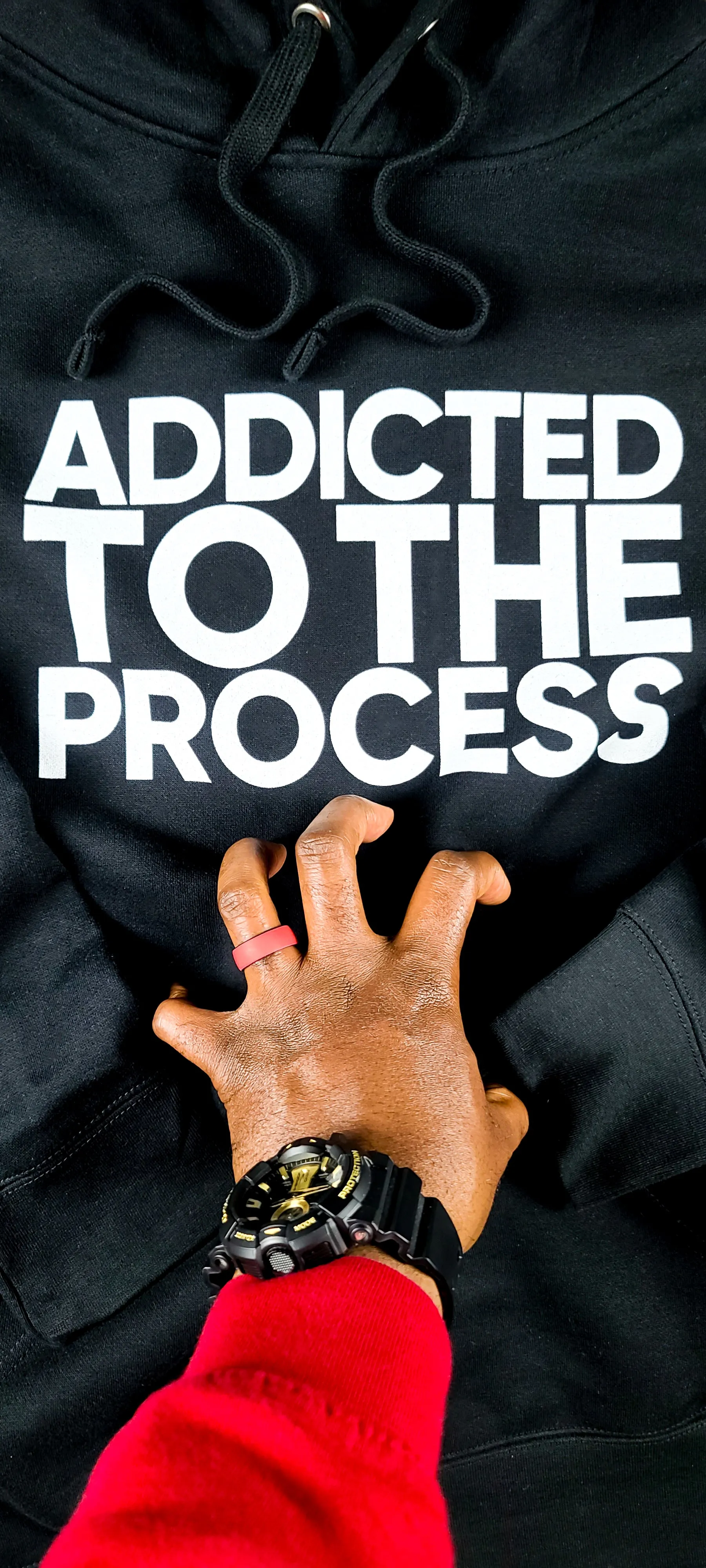 ADDICTED TO THE PROCESS Unisex Super Premium Hoodie