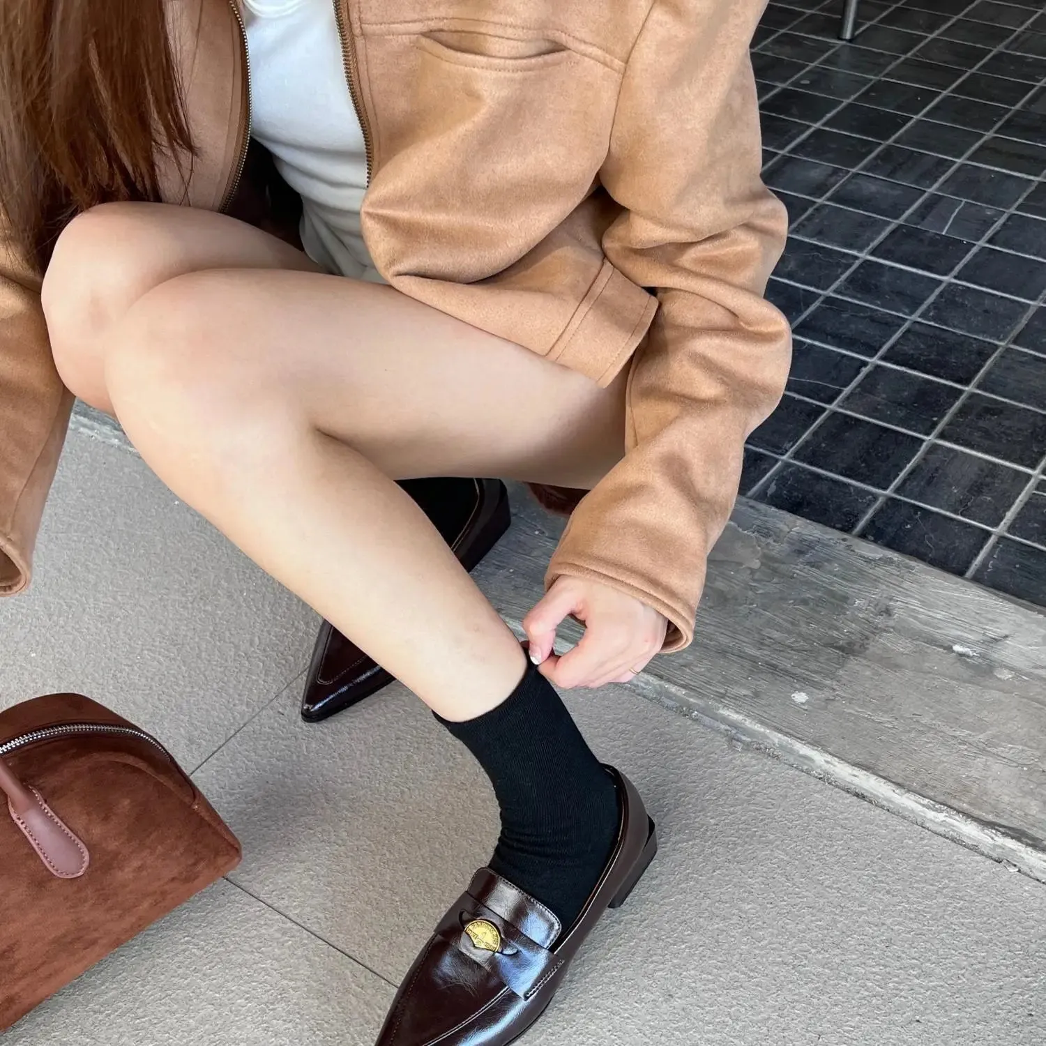 ADVBRIDGE  -  Autumn New Brand Women Flat Shoes Fashion Pointed Toe Slip On Ladies Casual Laofer Shoes Flat Heel Dress Flat Shoes New