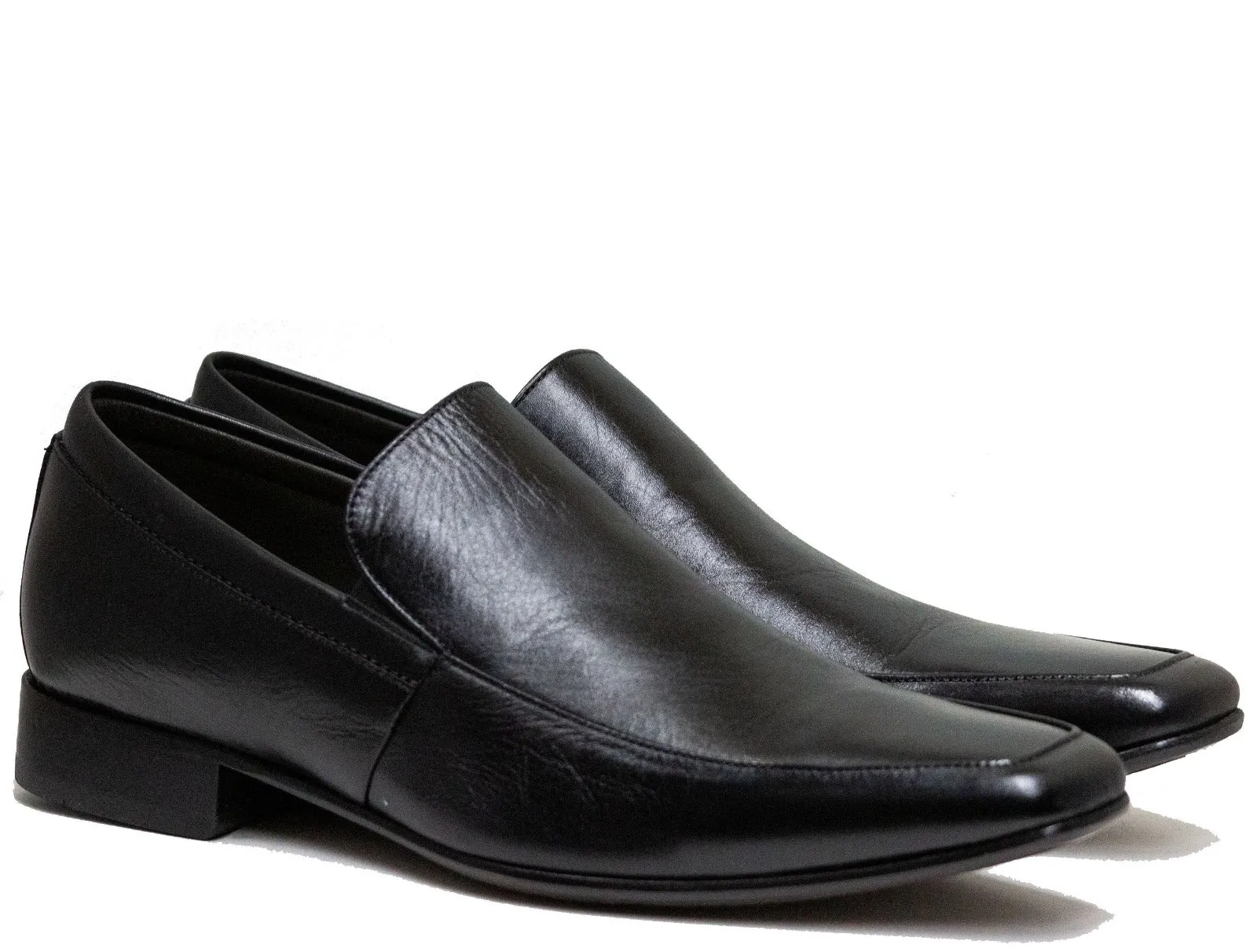 Alfredo Men's Black Dress Leather Sole Shoes 322
