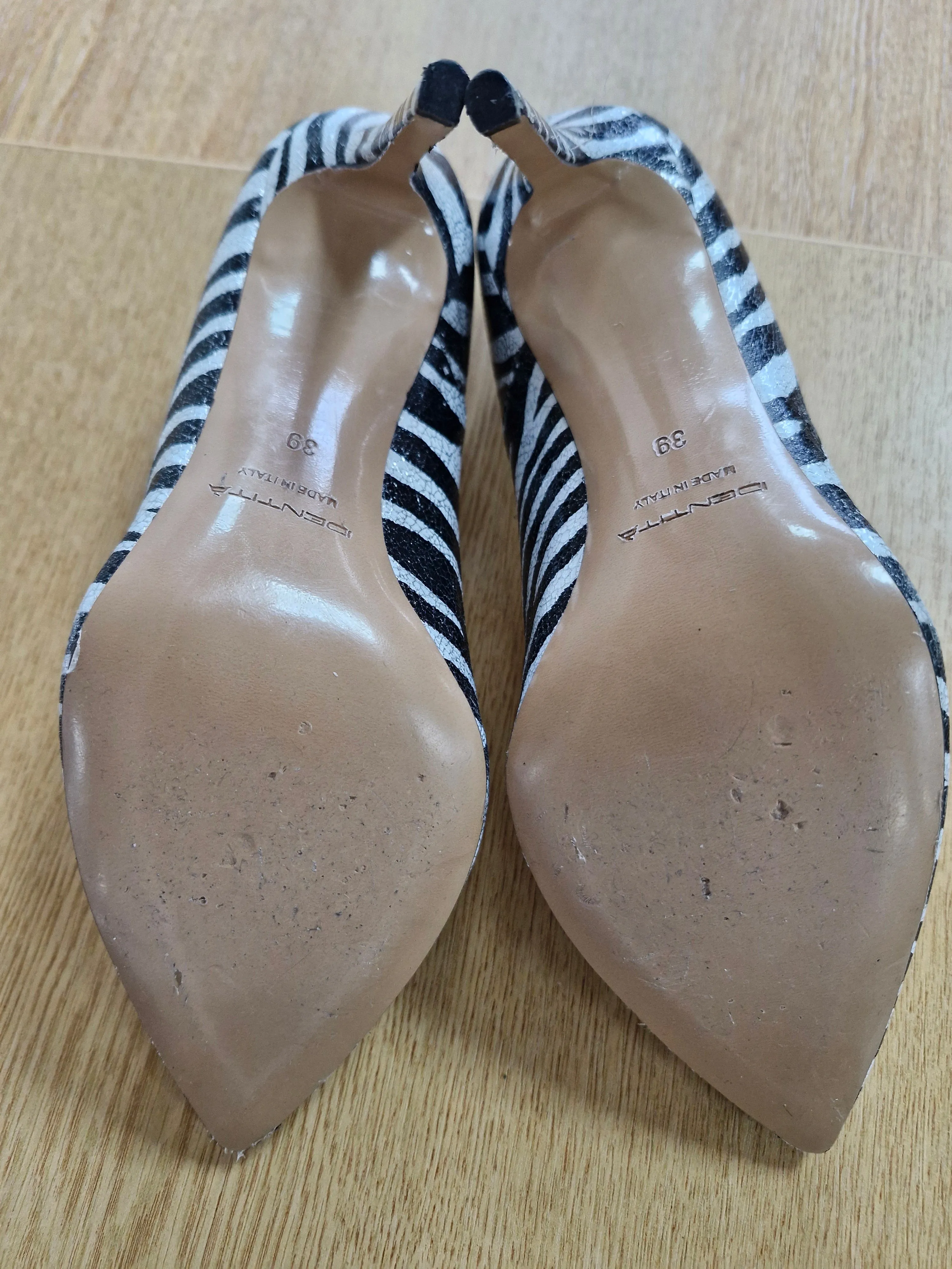 Amazing Zebra Print Identità Shoes