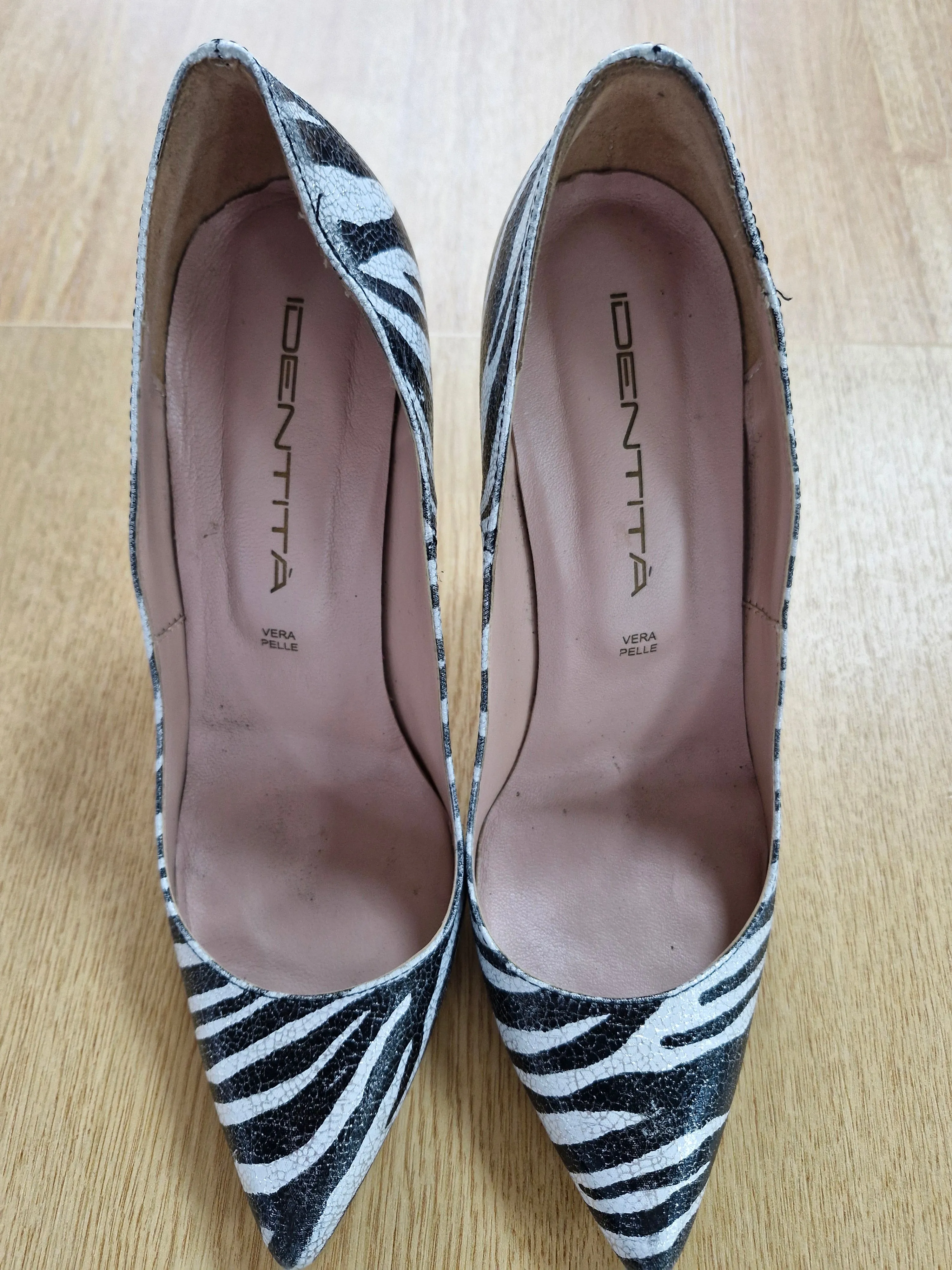 Amazing Zebra Print Identità Shoes