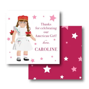 American Doll Calling Card