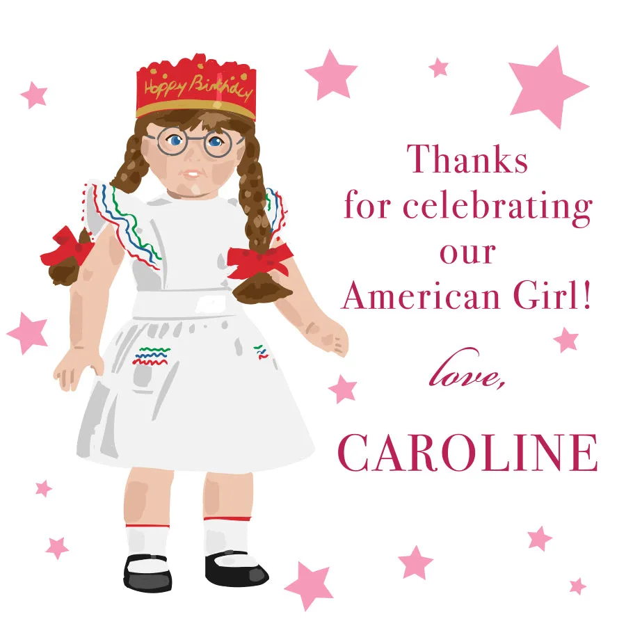 American Doll Calling Card