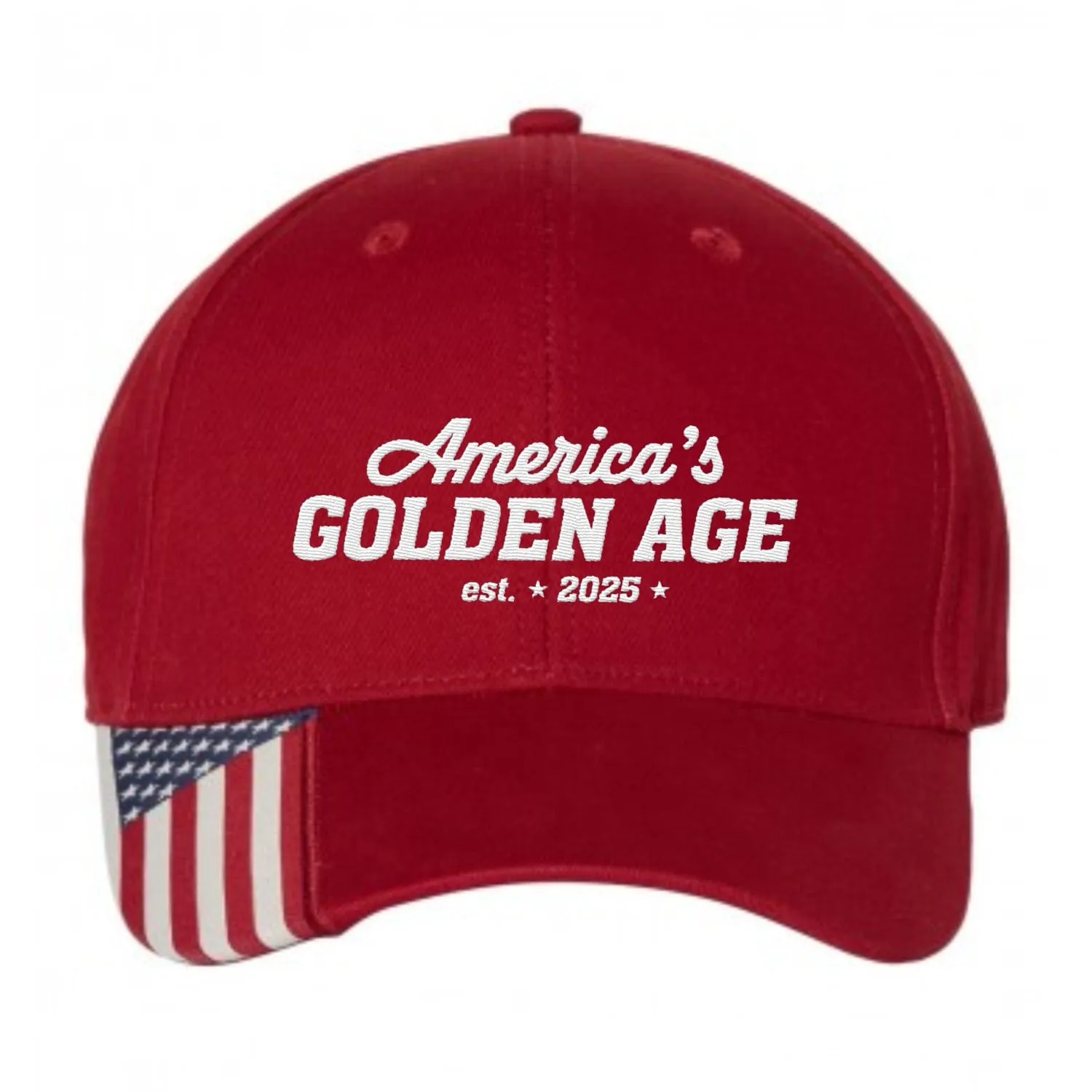 America`s Golden Age Premium Embroidered Hat