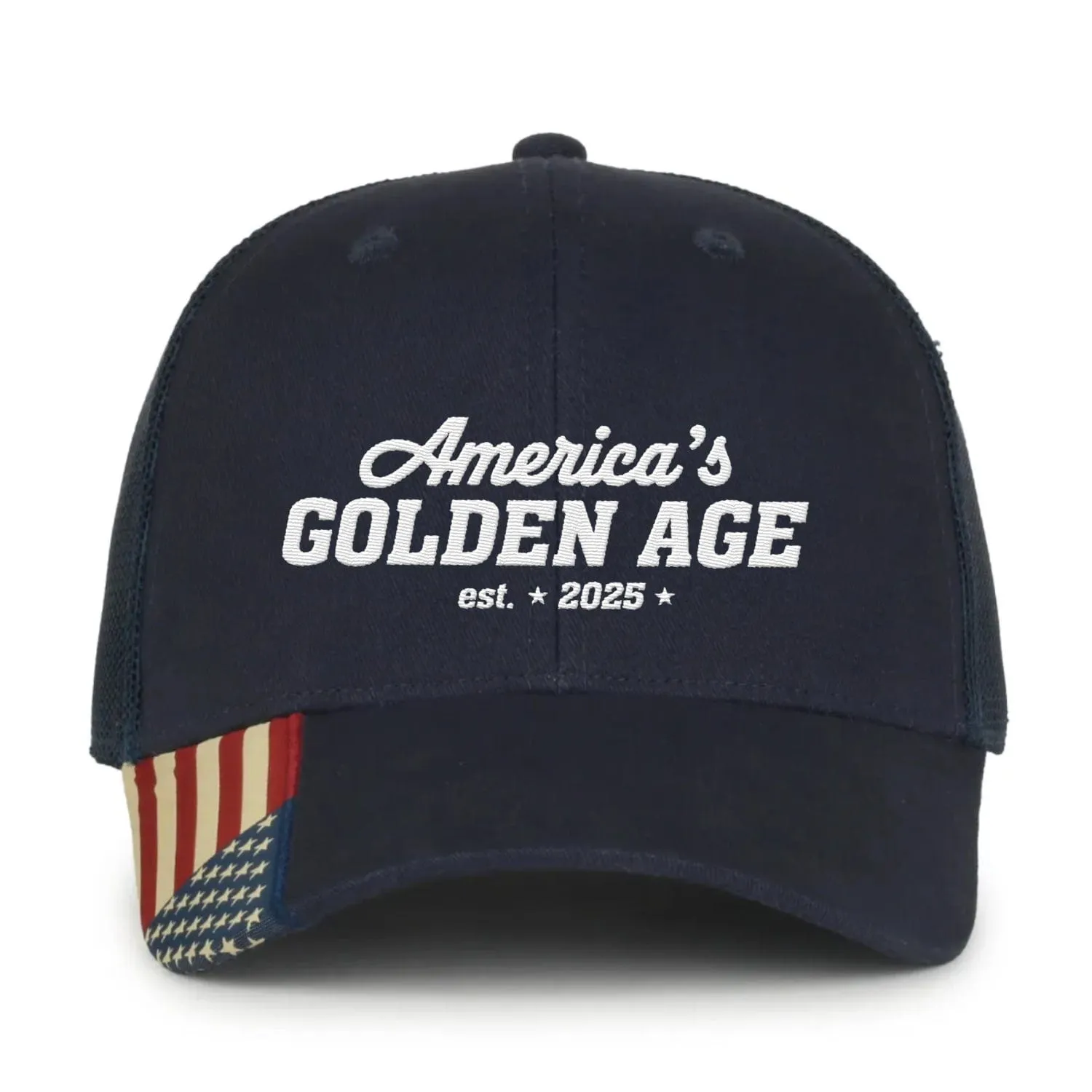 America`s Golden Age Premium Embroidered Hat