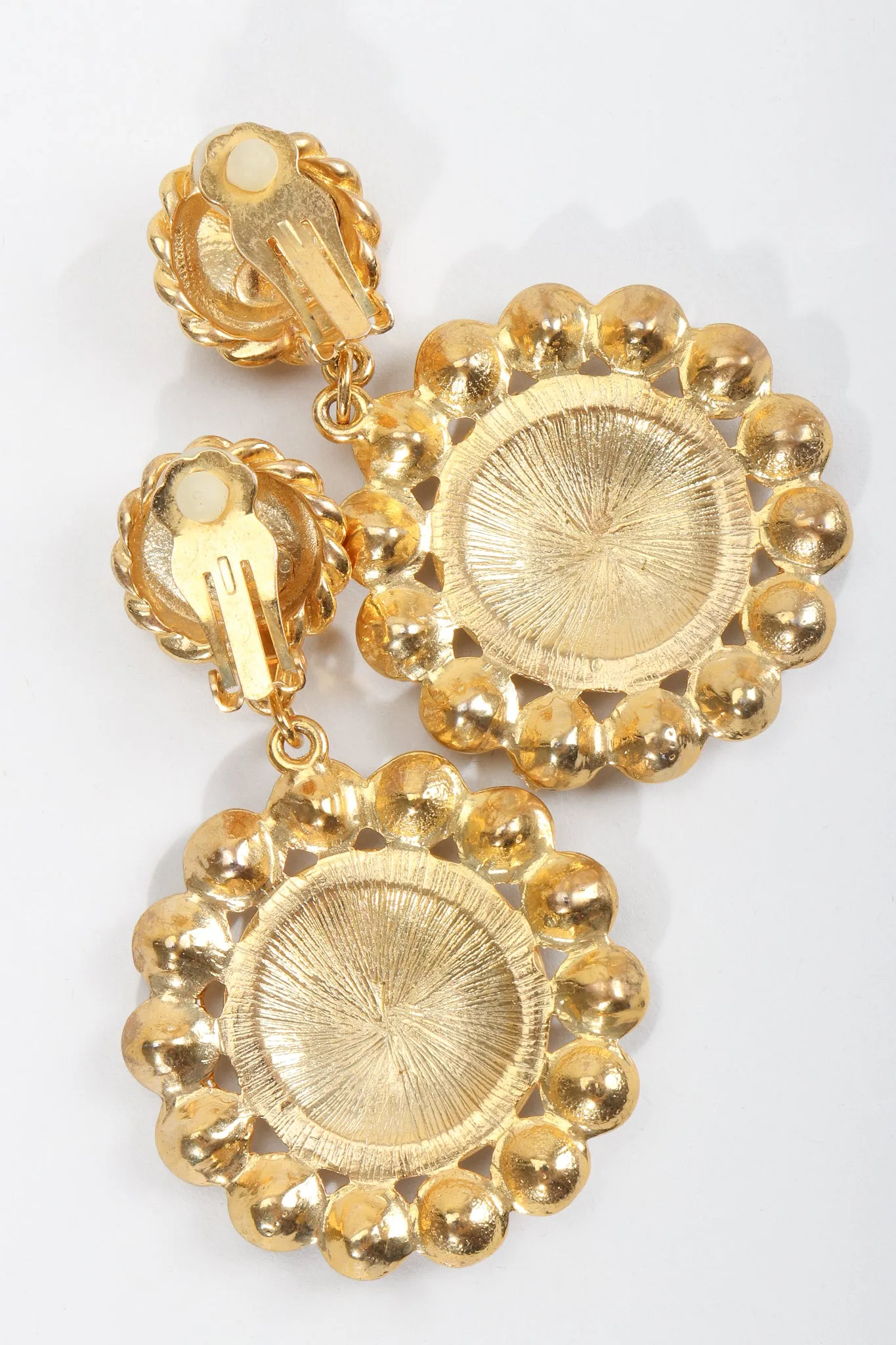 Anchor Medallion Earrings