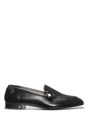 Angela Loafer | Black Calf Leather