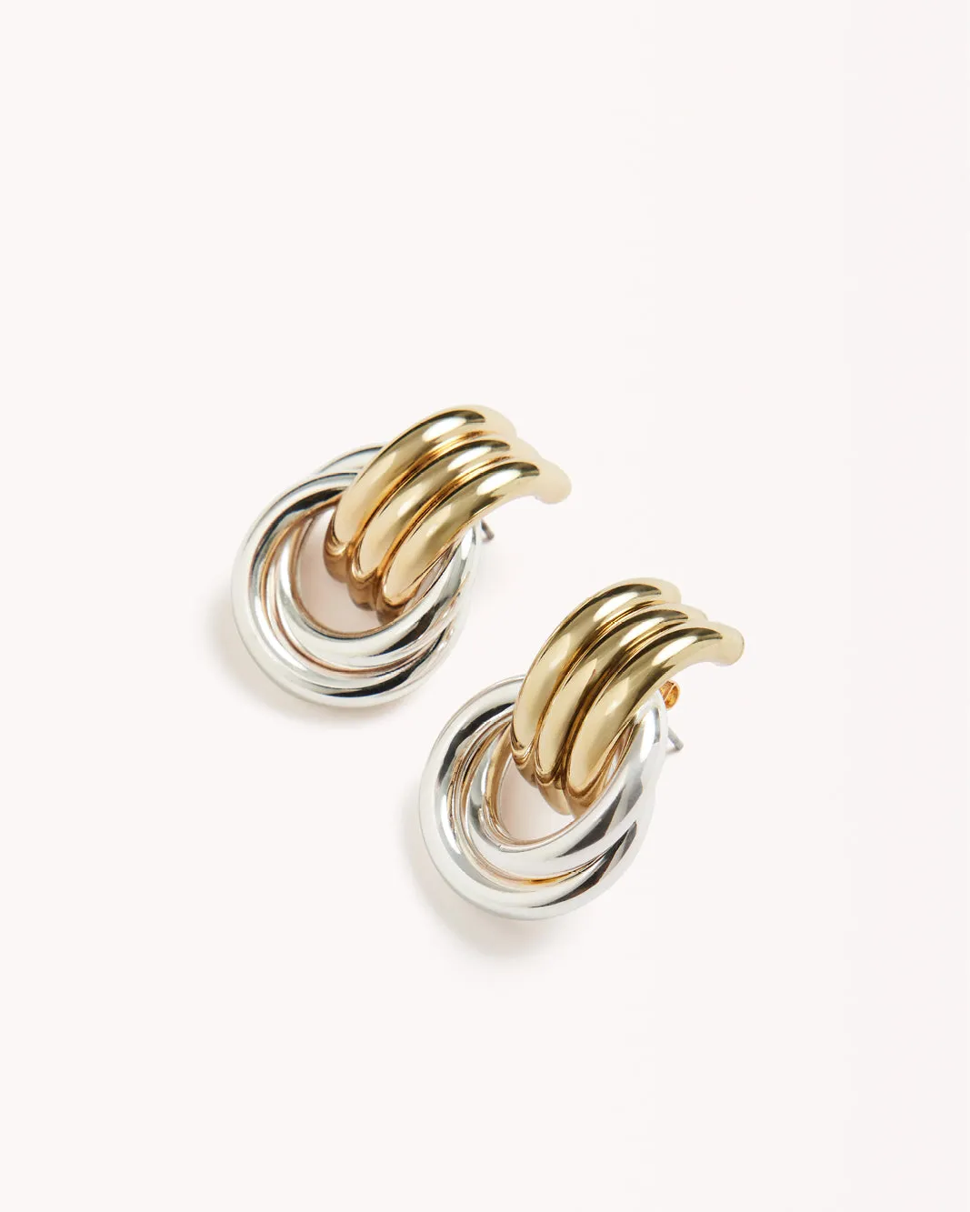 ANTHE EARRING - GOLD-SILVER