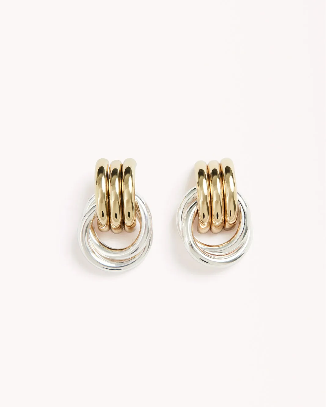 ANTHE EARRING - GOLD-SILVER