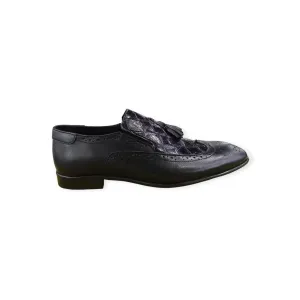 Assente Men's Slip On Shoes Black