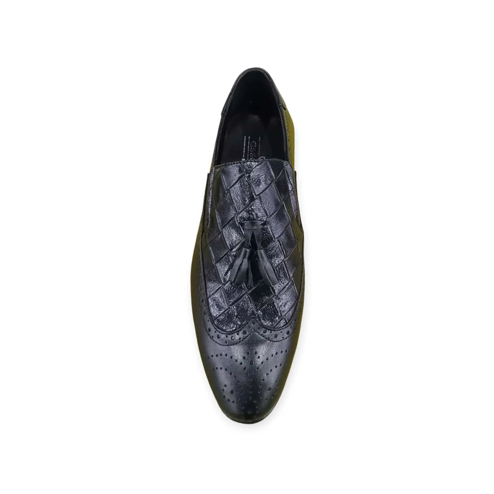 Assente Men's Slip On Shoes Black