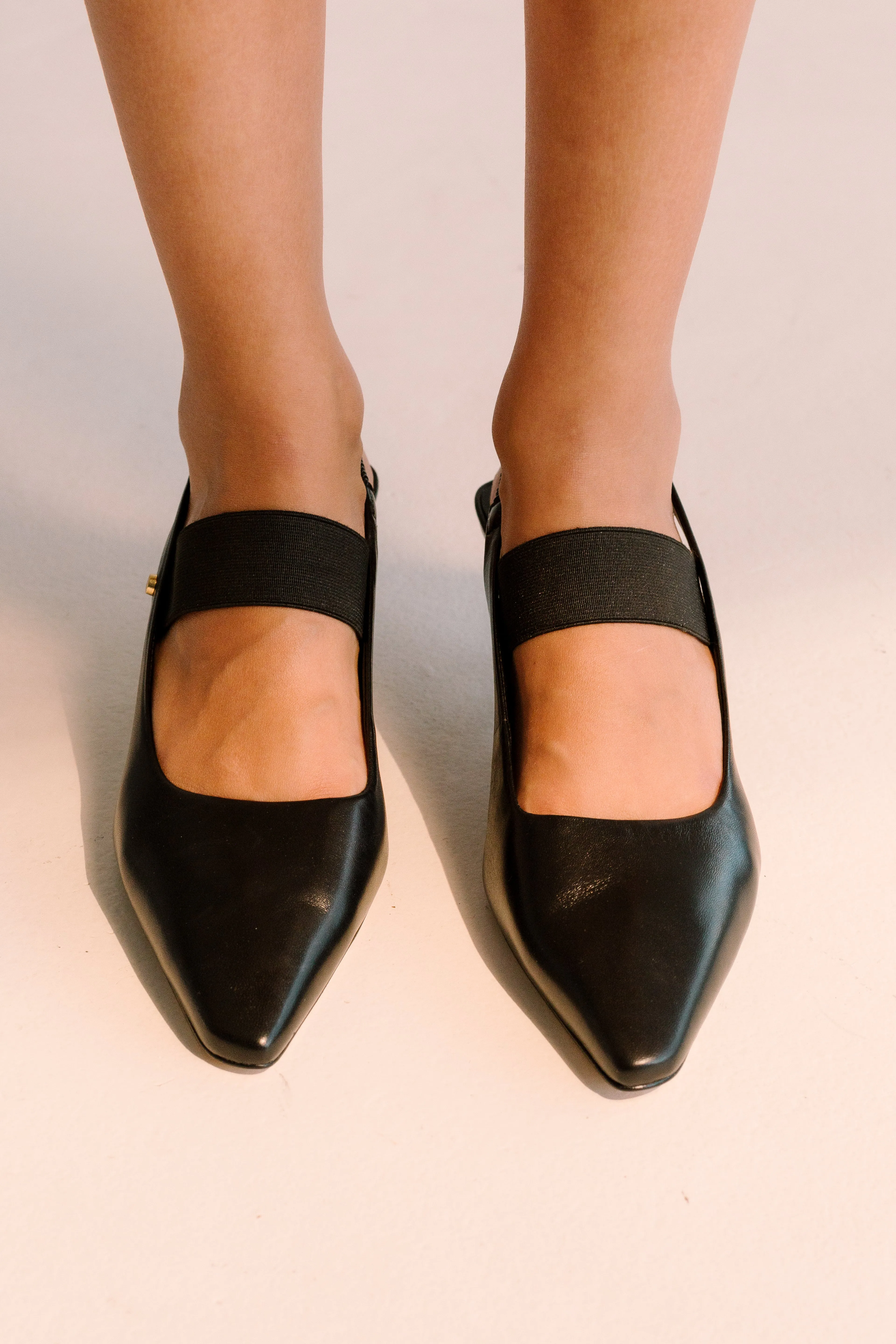 Astrid Sling-Back Pumps - Black