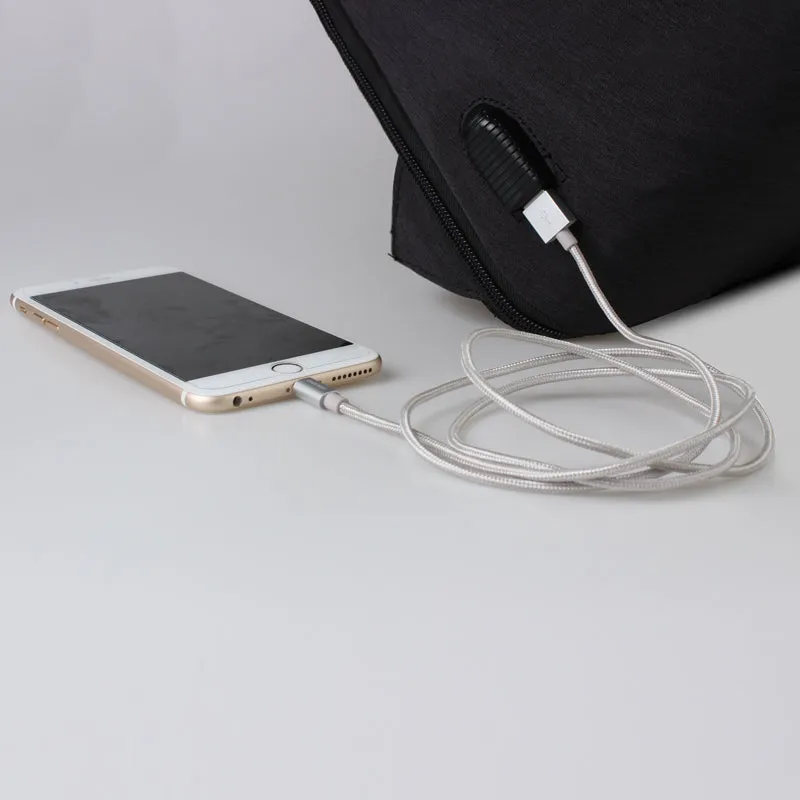 Backpack USB Charging & Waterproof<br> Canvas