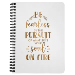 Be Fearless | Gold Motivation | Affirmation | Inspire | Boss Lady | Journal