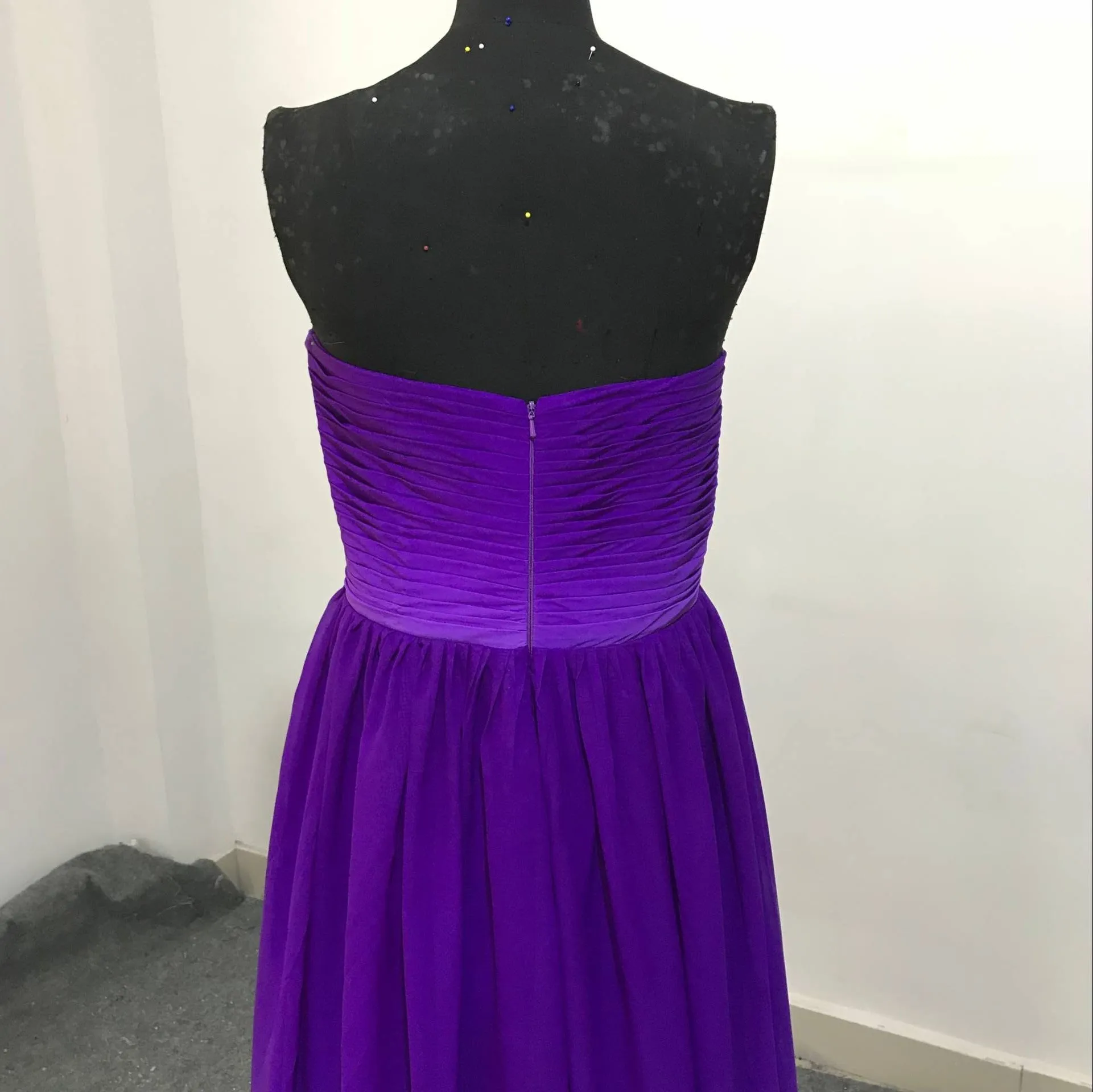 Beautiful Gradient Purple Sweetheart Bridesmaid Dress, Beautiful Formal Dress