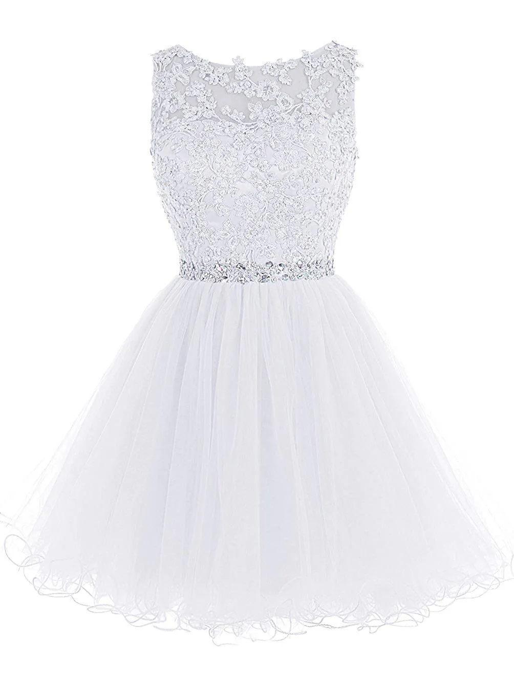 Beautiful Royal Blue Tulle Beaded Short Party Dress, Charming Formal Dresses