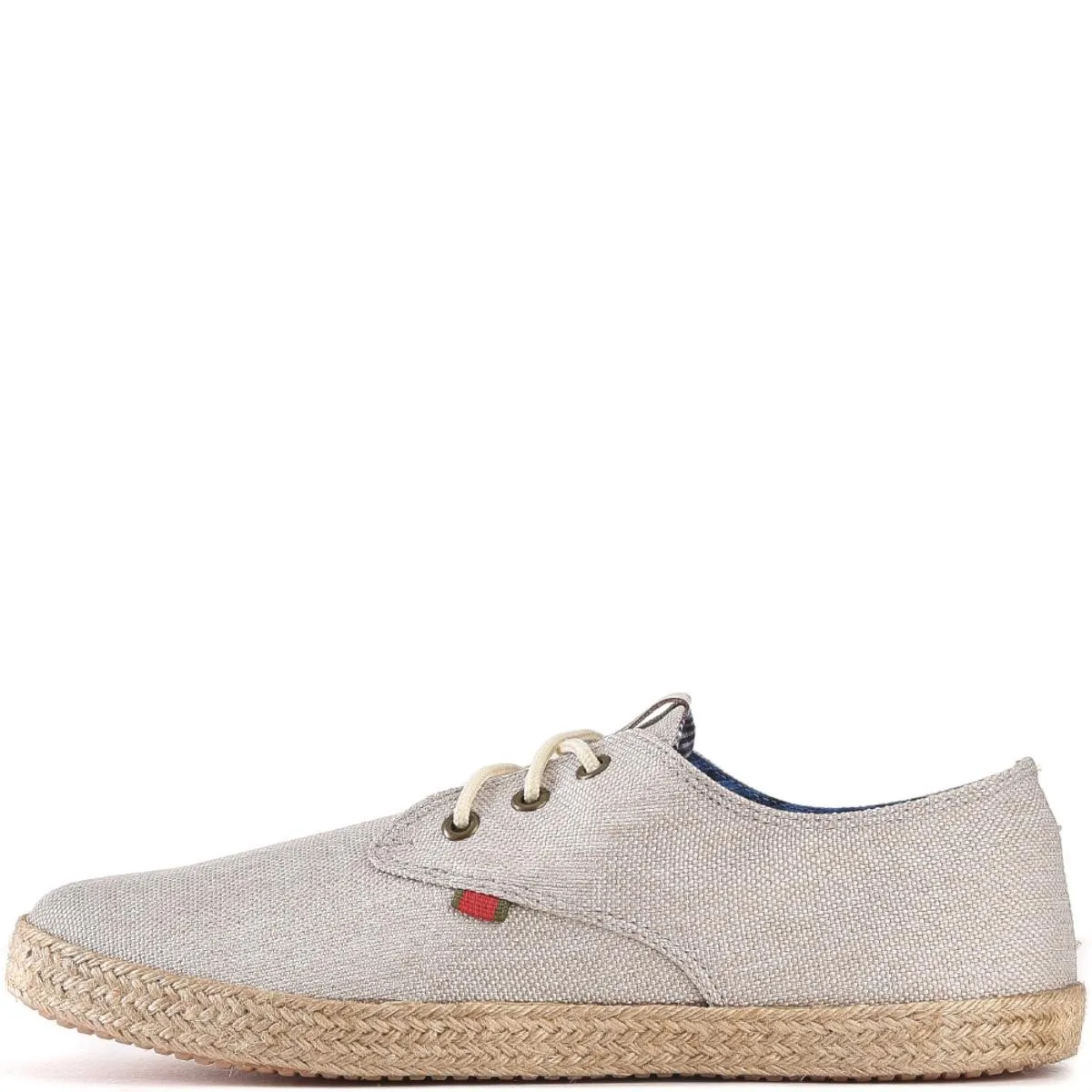 Ben Sherman Prill Lace Up White Linen Oxfords Off White