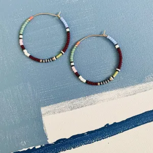 Big Colorloop Earrings in Licorice
