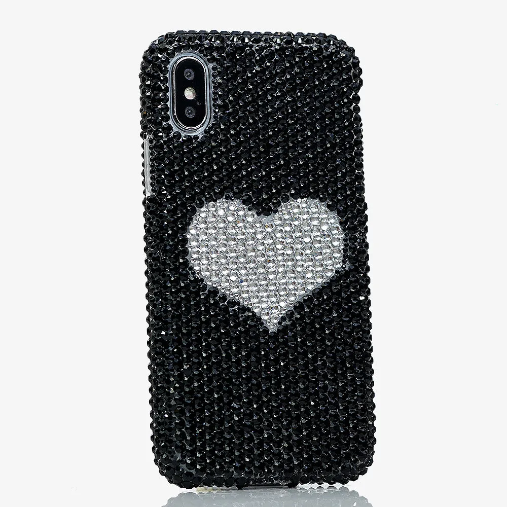 Black and White Heart Design (style 880)