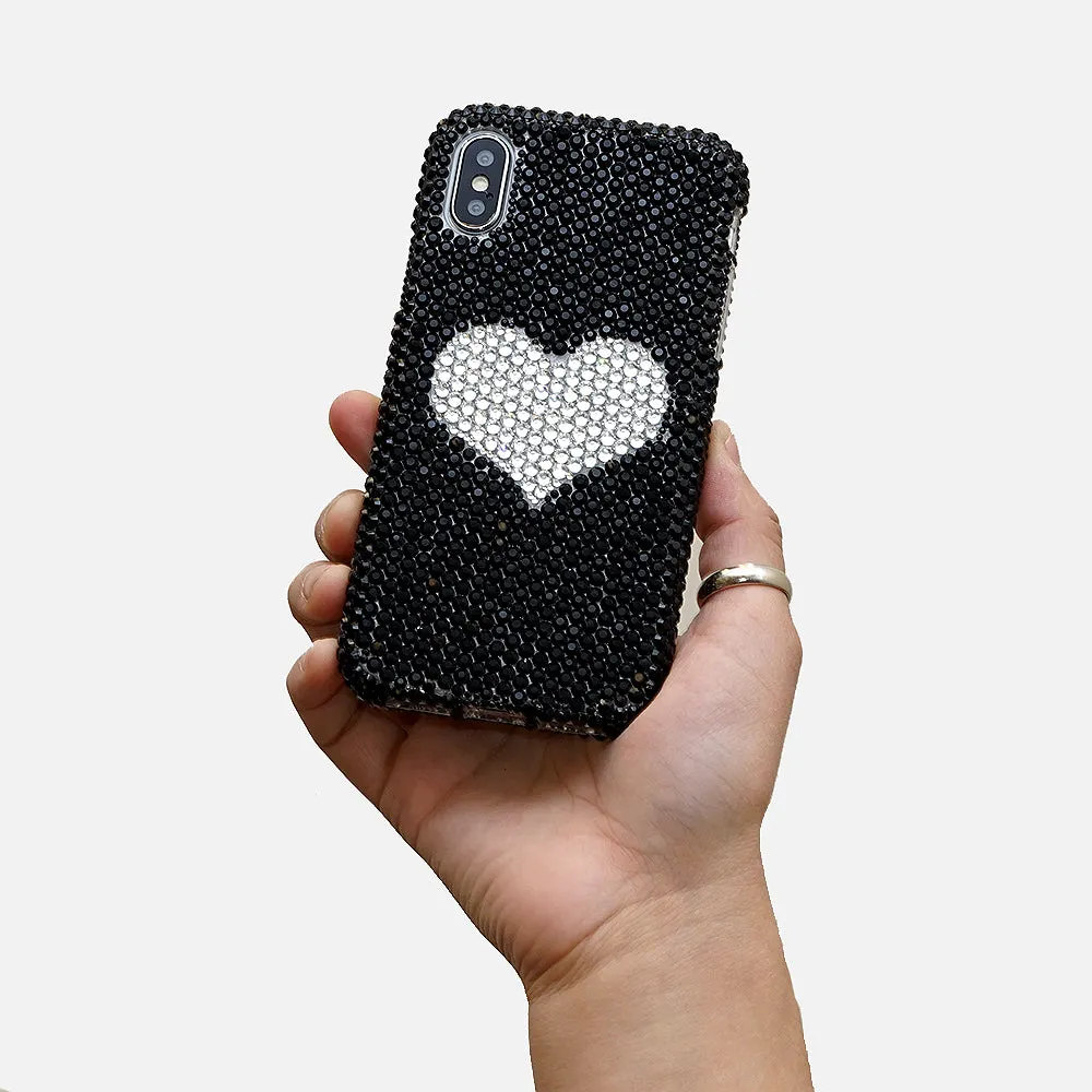 Black and White Heart Design (style 880)