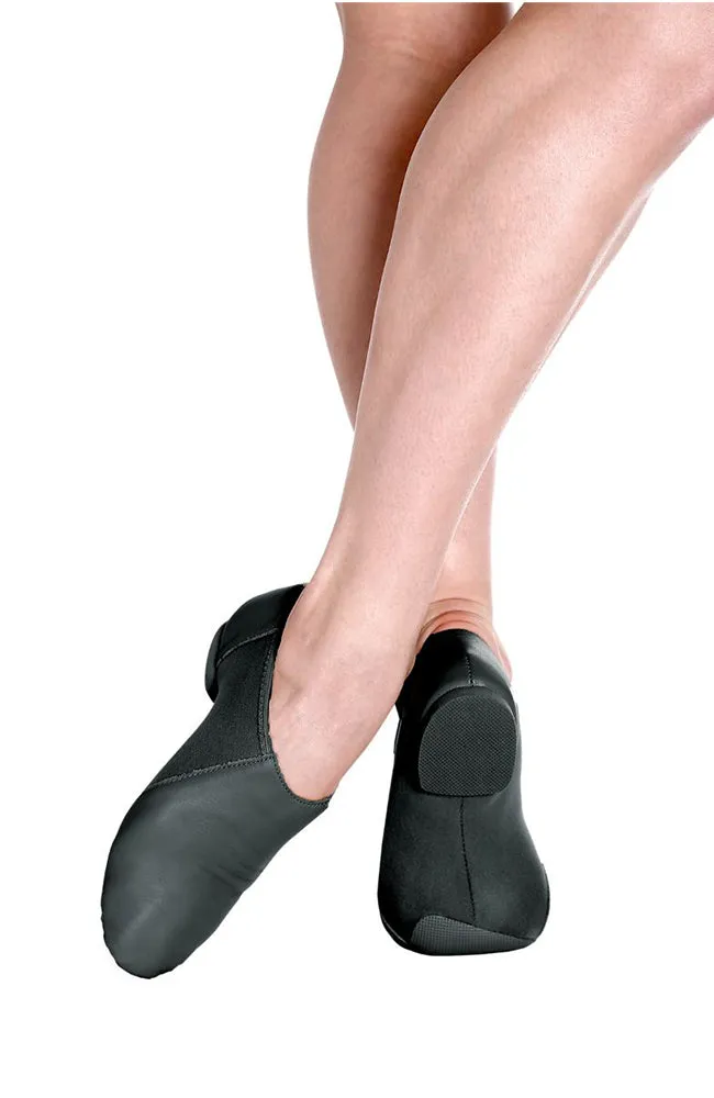 Black Java Slip On Jazz Shoes - Adult