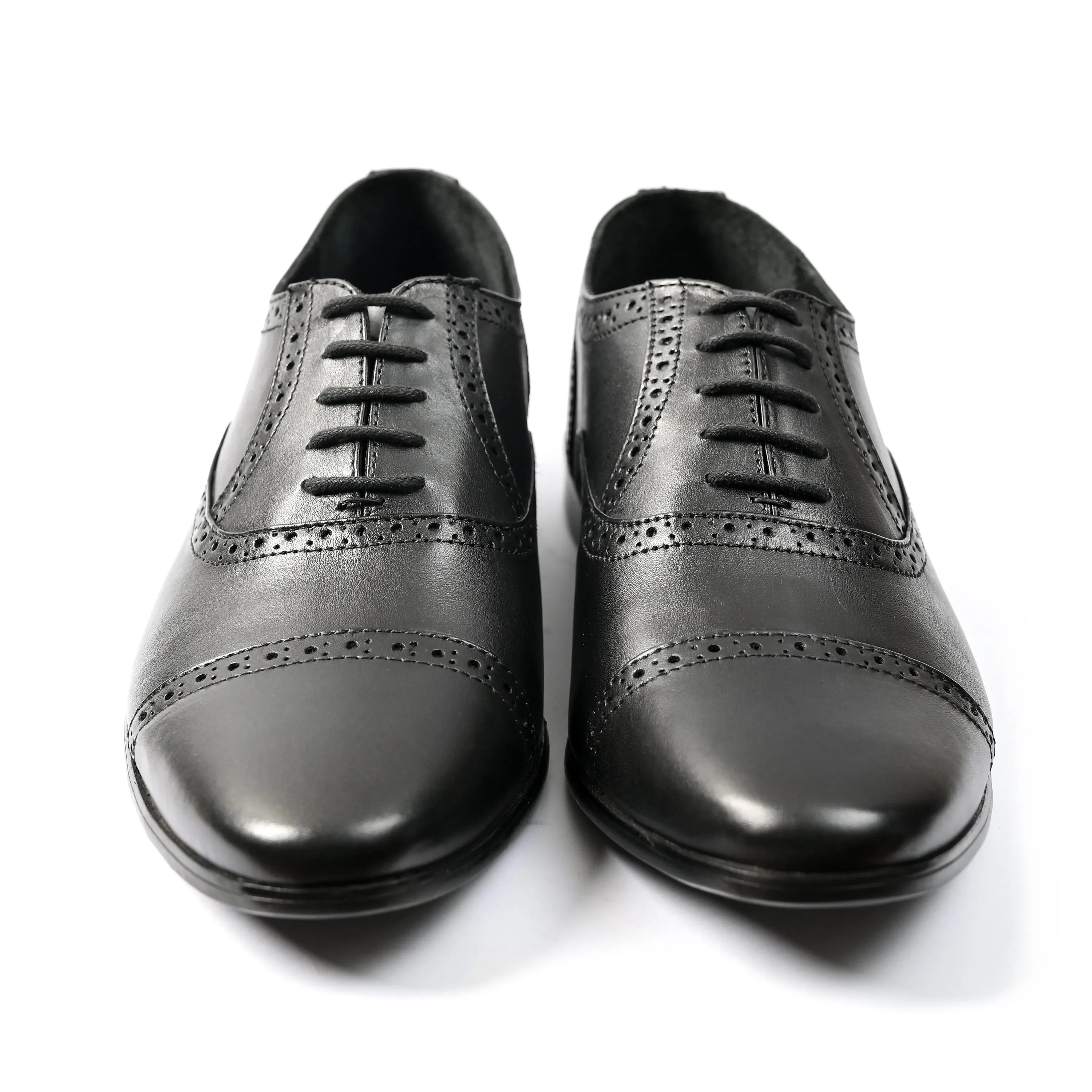 BLACK OXFORD LEATHER SHOES