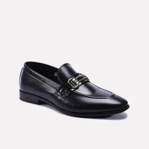 Black Slip On Loafers 0111354