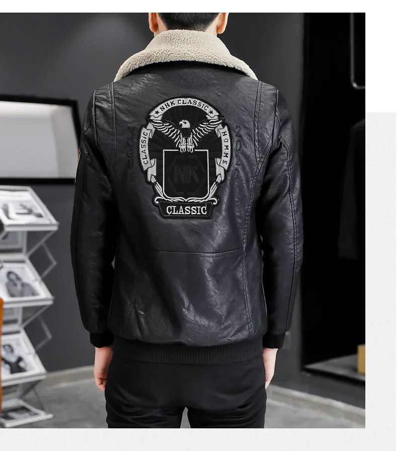 Blouson cuir homme luxe stylé