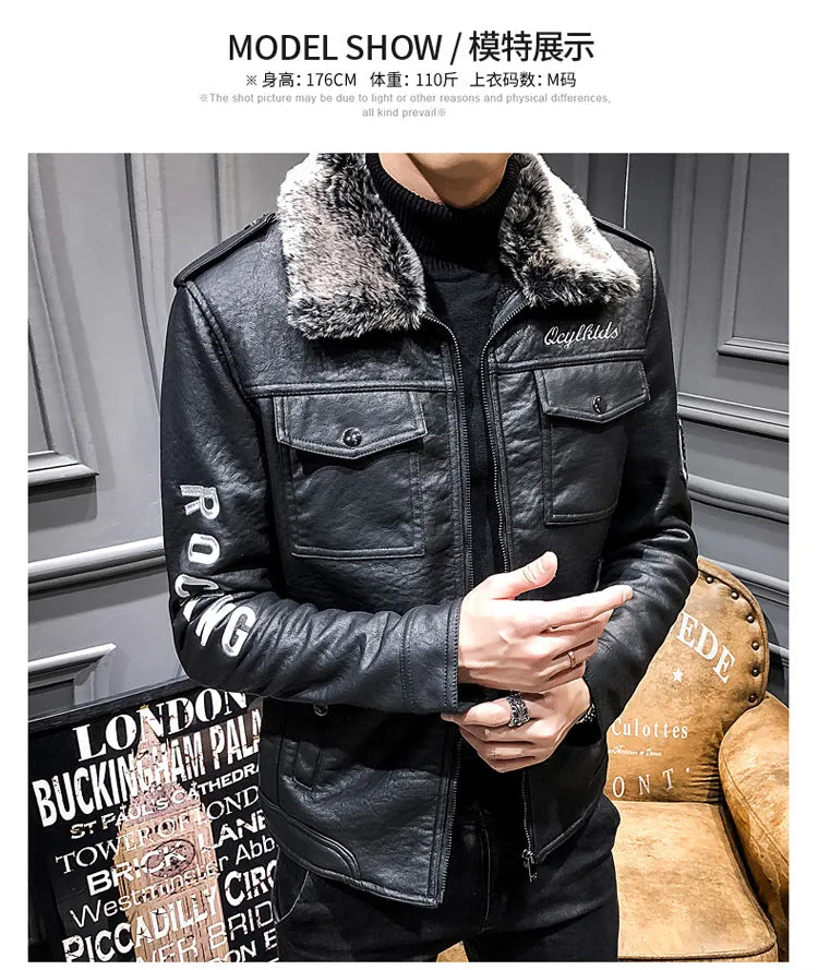 Blouson cuir homme luxe stylé