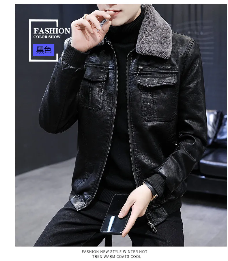Blouson cuir homme luxe stylé