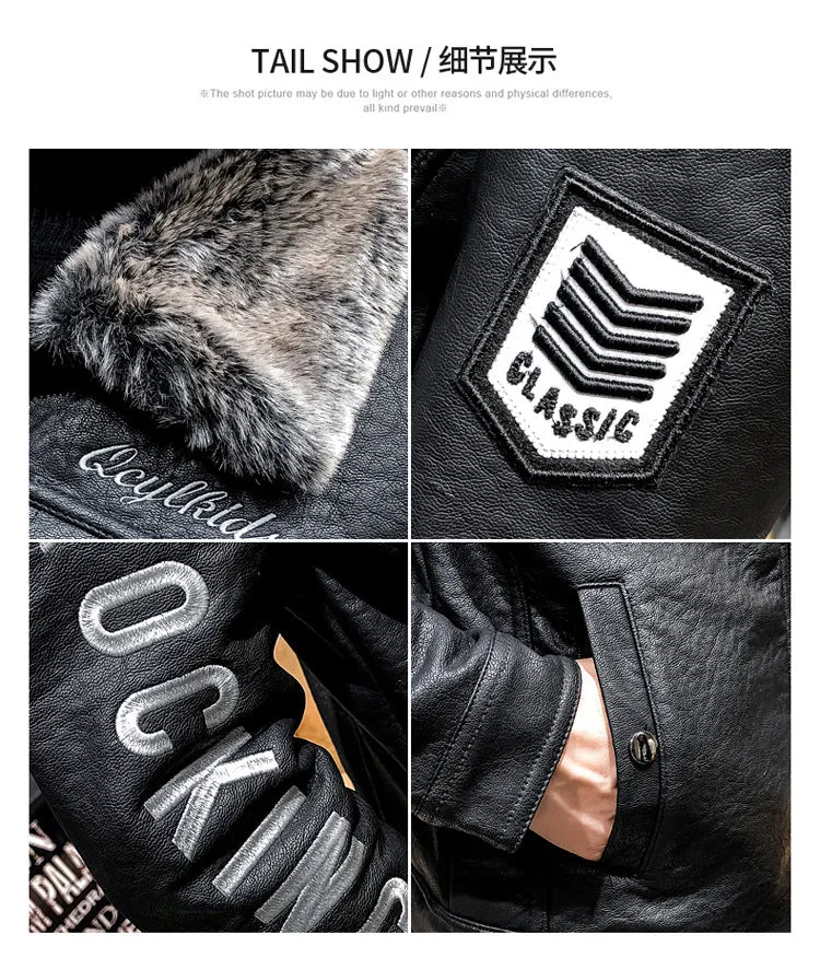 Blouson cuir homme luxe stylé