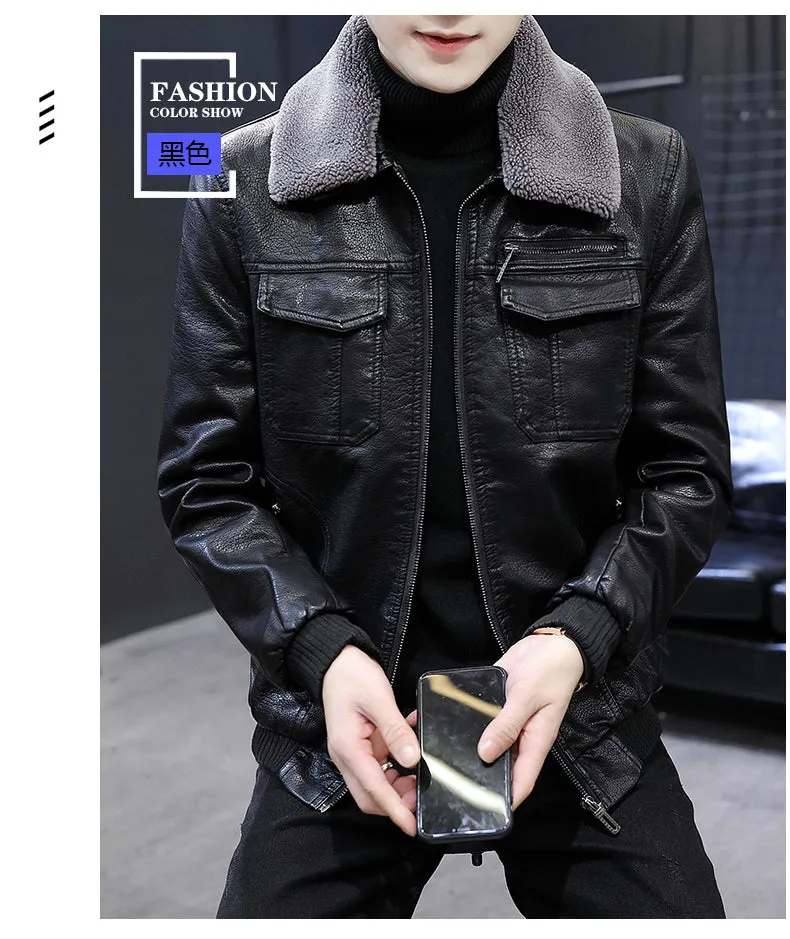 Blouson cuir homme luxe stylé