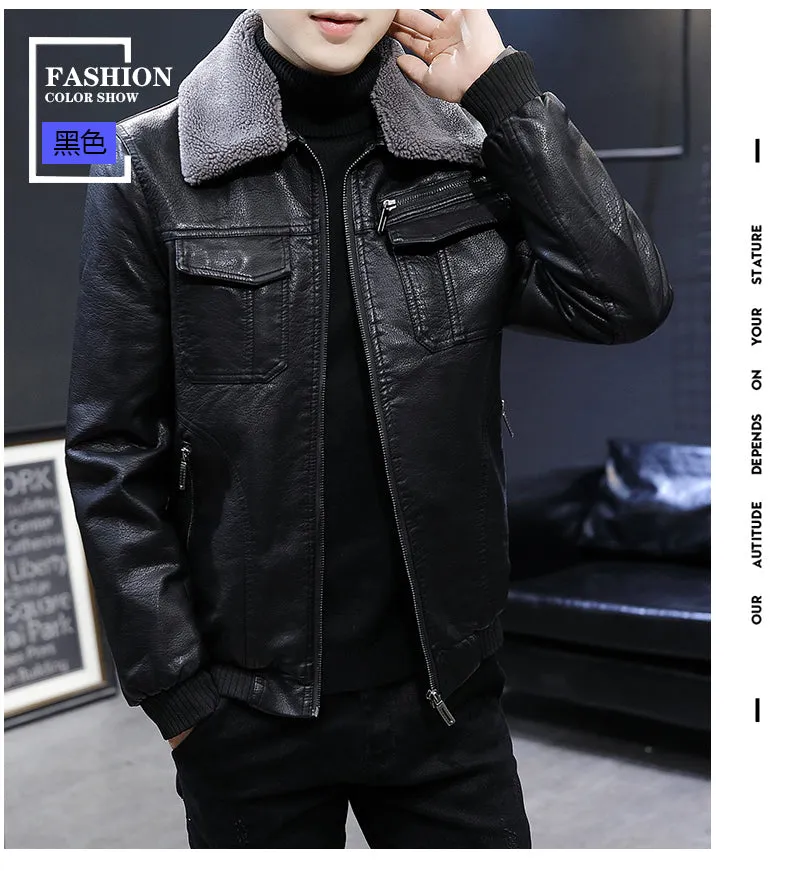 Blouson cuir homme luxe stylé