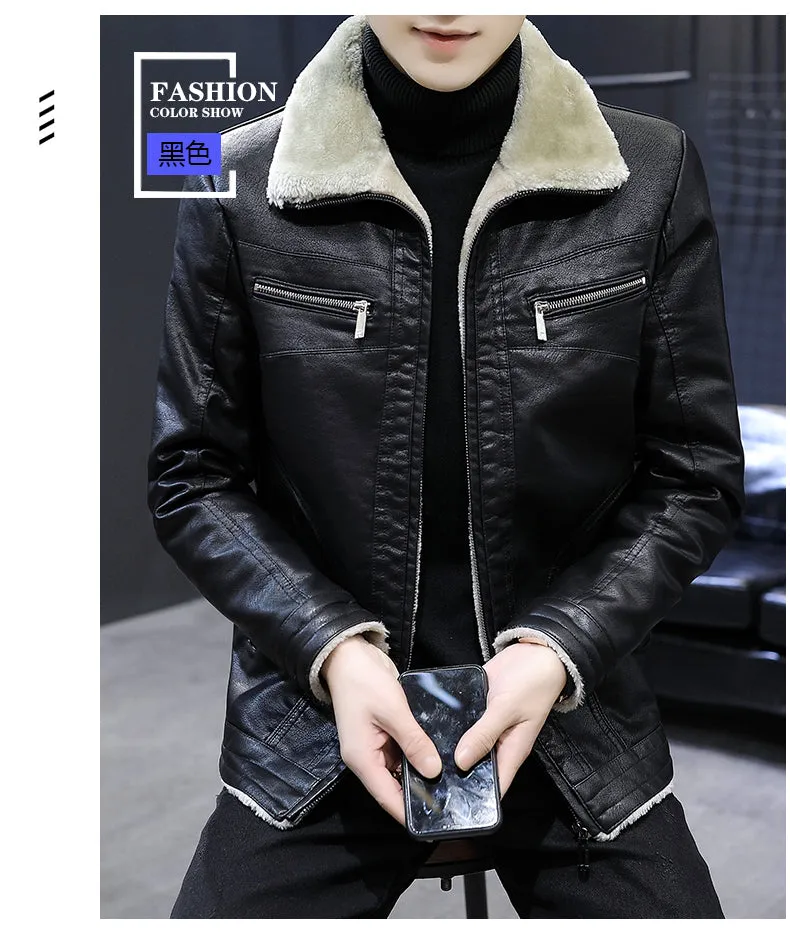 Blouson cuir homme luxe stylé