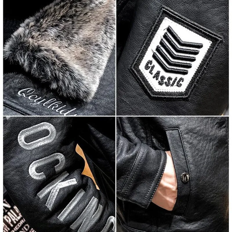 Blouson cuir homme luxe stylé