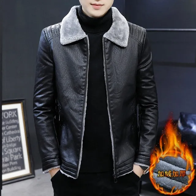 Blouson cuir homme luxe stylé
