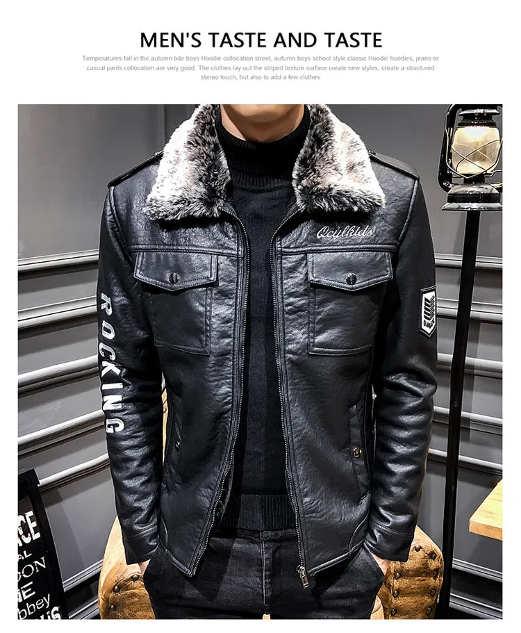 Blouson cuir homme luxe stylé