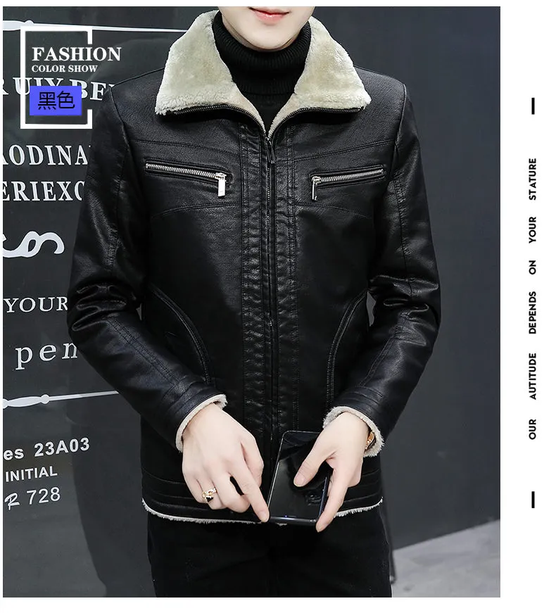 Blouson cuir homme luxe stylé