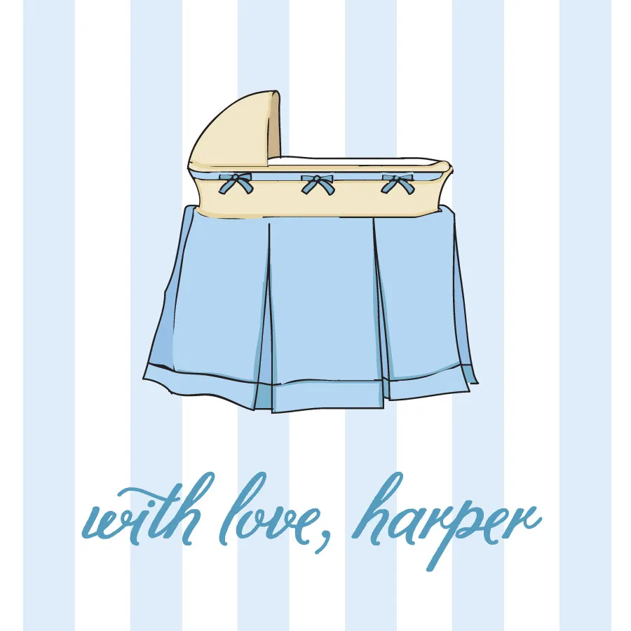 Blue Bassinet Calling Card