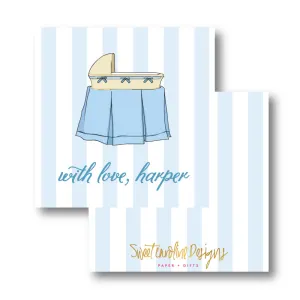 Blue Bassinet Calling Card